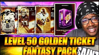 LEVEL 50 GOLDEN TICKET FANTASY PACK! MADDEN 23 ULTIMATE TEAM