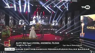 Lyodra, Andmesh, Fildan feat Alffy Rev - Bright As The Sun - Anugrah Gatra Kencana 2020 TVRI