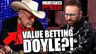 HIGH STAKES POKER TAKES with Daniel Negreanu 01 - Value Betting Doyle Brunson?!