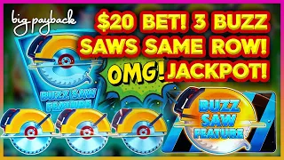 $20/Spin → JACKPOT SHOCKER on Huff N' More Puff Slots!