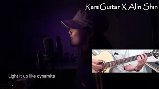 Dynamite(BTS) Acoustic ver. Collaborated with Alin Shin (신아린) l 다이너마이트 여자 커버, 여보컬, 기타 커버, 어쿠스틱 버전