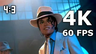 Michael Jackson - Smooth Criminal (4K | 60FPS | 4:3)