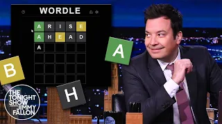 Jimmy Fallon Attempts to Play Wordle | The Tonight Show Starring Jimmy Fallon