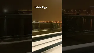 Winter and snow vibes in Latvia, Riga