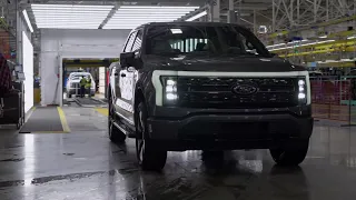 Ford F-150 Lightning production at Rouge Electric Vehicle Center