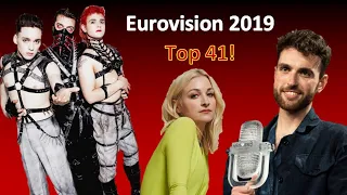 Eurovision Throwback! Eurovision 2019 Top 41