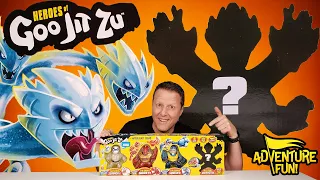 Heroes of Goo Jit Zu Ultra Rare “Hydra” Water Blast Squad Mystery 4 Pack Adventure Fun Toy review!