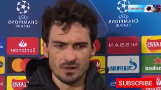 Manchester City vs Borussia Dortmund 2-1 | Matt Hummels post match Interview