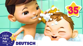 Das Bade-Lied | Kinderlieder | Lellobee Deutsch | Cartoons für Kinder