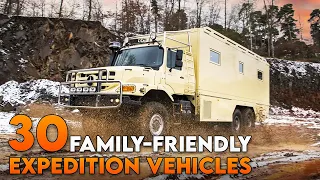 30 Family-Friendly Expedition Vehicles that Can Go Anywhere