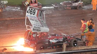 Odsal Stadium Crashes/Highlights, BRISCA F1 & V8 Hotstox, 14/10/23