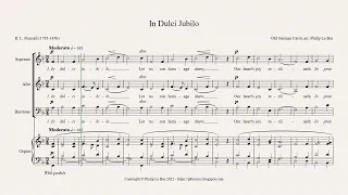 In Dulci Jubilo (SABar and organ) arr. Philip Le Bas - alto part