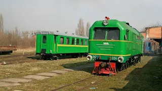 Тепловоз ТУ2 034  знову в роботі. TU2 034 diesel locomotive back in operation