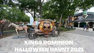 Kings Dominion Halloween Haunt 2021- My First Haunt Walking Tour