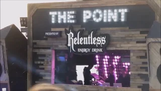 Boardmasters - 2018 -The Point - Relentless Energy - DJ Butch LIVE On The Drums