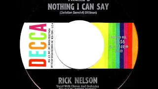 1964 HITS ARCHIVE: There’s Nothing I Can Say - Rick Nelson