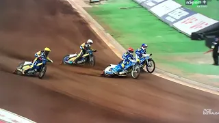 Crash!!! Anders Thomsen and Nicki Pedersen!!! Grudziądz vs Gorzów!!!