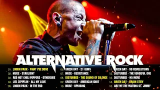 Linkin Park, Led Zeppelin, Red Hot Chili Peppers, Green Day, Muse🔥Alternative Rock 90s 2000s Hits �