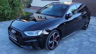 AUDI A4 QUATTRO LIFT 40TDI 204PS PANO HEAD-UP KAMERY360 BLACK EDITION 2021 ROK MAX!