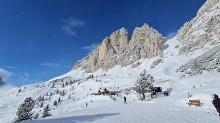 Ski fahren - Sellronda green - Val Gardena - Januar 2023