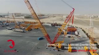 Demag CC 3800-1, 650 ton Crawler Crane Now added to Al Faris Fleet