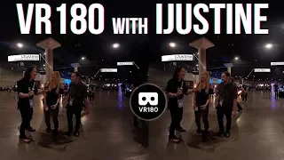 VR180 talk with iJustine at VRLA 2018