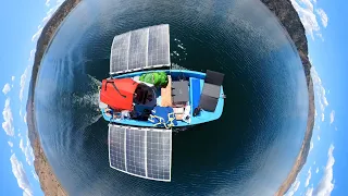 72hrs On My Unlimited Range Solar Boat