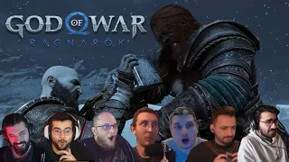 God Of War Ragnarok - Yayıncıların Thor ve Odin Tanışma ve Kapışma Sahnesine Tepkileri