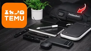 What's In My TEMU Tech EDC Bag? | Everyday Carry On A Budget! #TEMUhaul