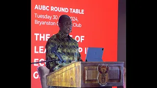 Deputy President Mashatile addresses the African United Business Confederation Round Table Dialogue