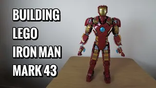 Building the Lego Iron Man MK43 XXL by @RansomFern