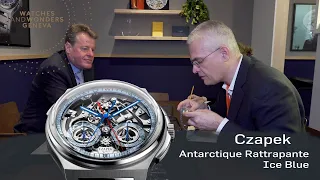 Czapek: Die Antarctique Rattrapante Ice Blue auf der Watches & Wonders 2022