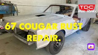 1967 cougar rust repair.