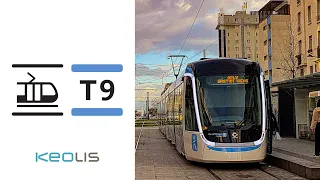 Tram T9 - Départ d’un Citadis X05 à Porte de Choisy