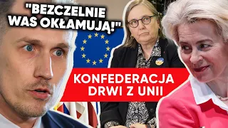 "UE to stan umysłu". Konfederacja drwi z Unii.  Berkowicz: Brytyjskie ślimaki są w szoku