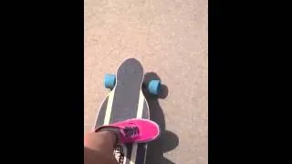 First time on a longboard