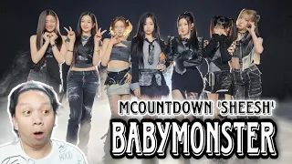 VERY STRONG!!! | BABYMONSTER - SHEESH | M Countdown performance | REACTION!