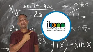 CORREÇÃO DAS QUESTÕES DE MATEMÁTICA GCM ILHA SOLTEIRA [Banca IBAM 2023]