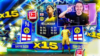 SUPER PACK OPENING CU 15 PACHETE CU JUCATOR TOTS BUNDESLIGA GARANTAT !!! FIFA 22 ROMANIA !!!