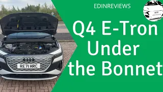 Audi Q4 E-Tron Under the bonnet/hood