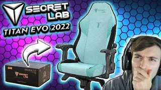 BUILDING MY NEW SECRETLAB TITAN EVO 2022 MINT GREEN CHAIR! (FULL UNBOXING)