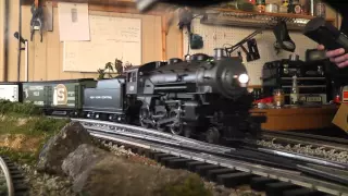 Lionel Legacy New York Central 4-6-0 Ten Wheeler leads a Local Freight