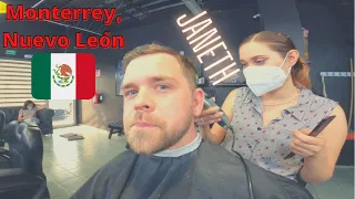 💈 Haircut by “Janeth” in Monterrey at Sharpmen Barbershop! 🇲🇽 Mexico ASMR Part 2