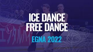 SIMOVA / AKSENOV (SVK) | Ice Dance Free Dance | | Women Short Program | Egna 2022 | #JGPFigure