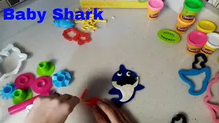 Baby Shark con plastilina Play Doh