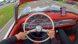 1.5 MILLION € ICONIC 1957 300SL POV DRIVE! Driving my Dream Car Mercedes-Benz SL300!