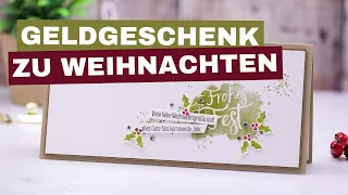 Gutschein verpacken mit Stampin’ Up! | auch Geldscheine und Tickets