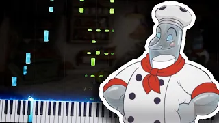 Cuphead DLC - Chef Saltbaker: Piano Version Tutorial