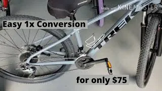 Easy 1x Drivetrain Conversion on MTB for only $75