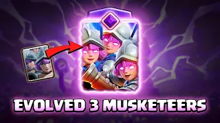 Evolved 3 Musketeers | Clash Royale